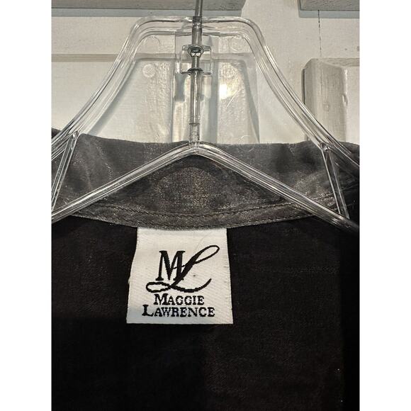 Vintage Maggy Lawrence Women’s Dress Jacket Size Small Metallic Shimmer USA Made - Picture 4 of 8